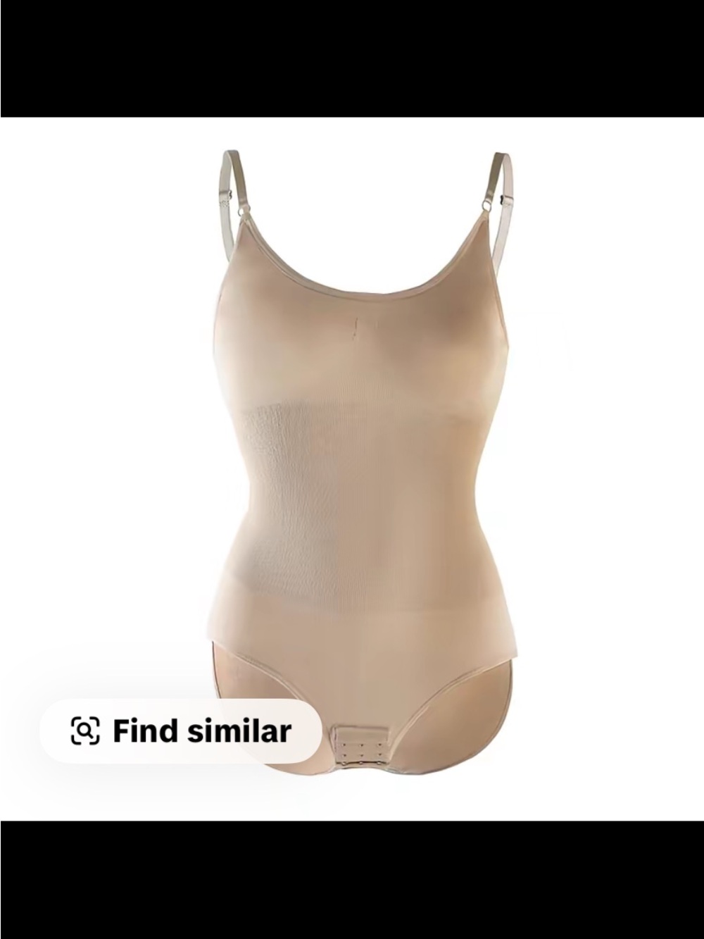 Nude Shaping Bodysuit with Adjustable Straps